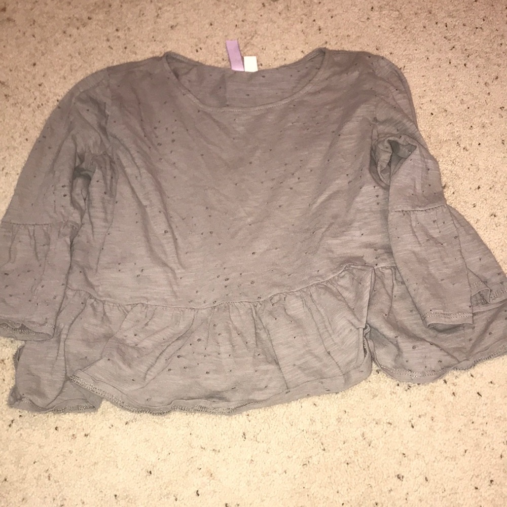 Grey green shirt